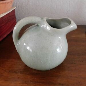 Light Green Glazed Asian Ball Pitcher